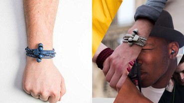 不用再擔心耳機在包包口袋裡一團亂了！手環式耳機直接戴手上