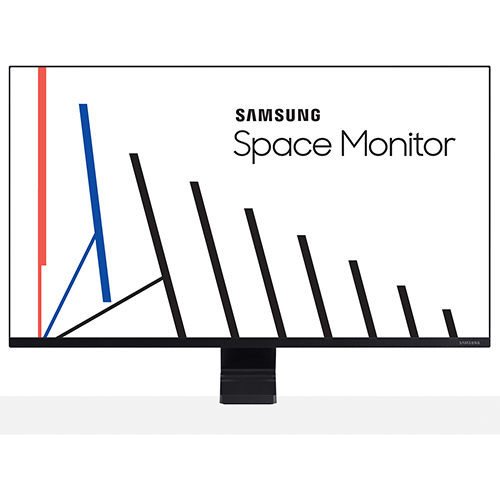 節省空間的設計n釋放桌面空間n4K UHD高解析度螢幕n隱藏式電線設計n堅固耐用精準定位