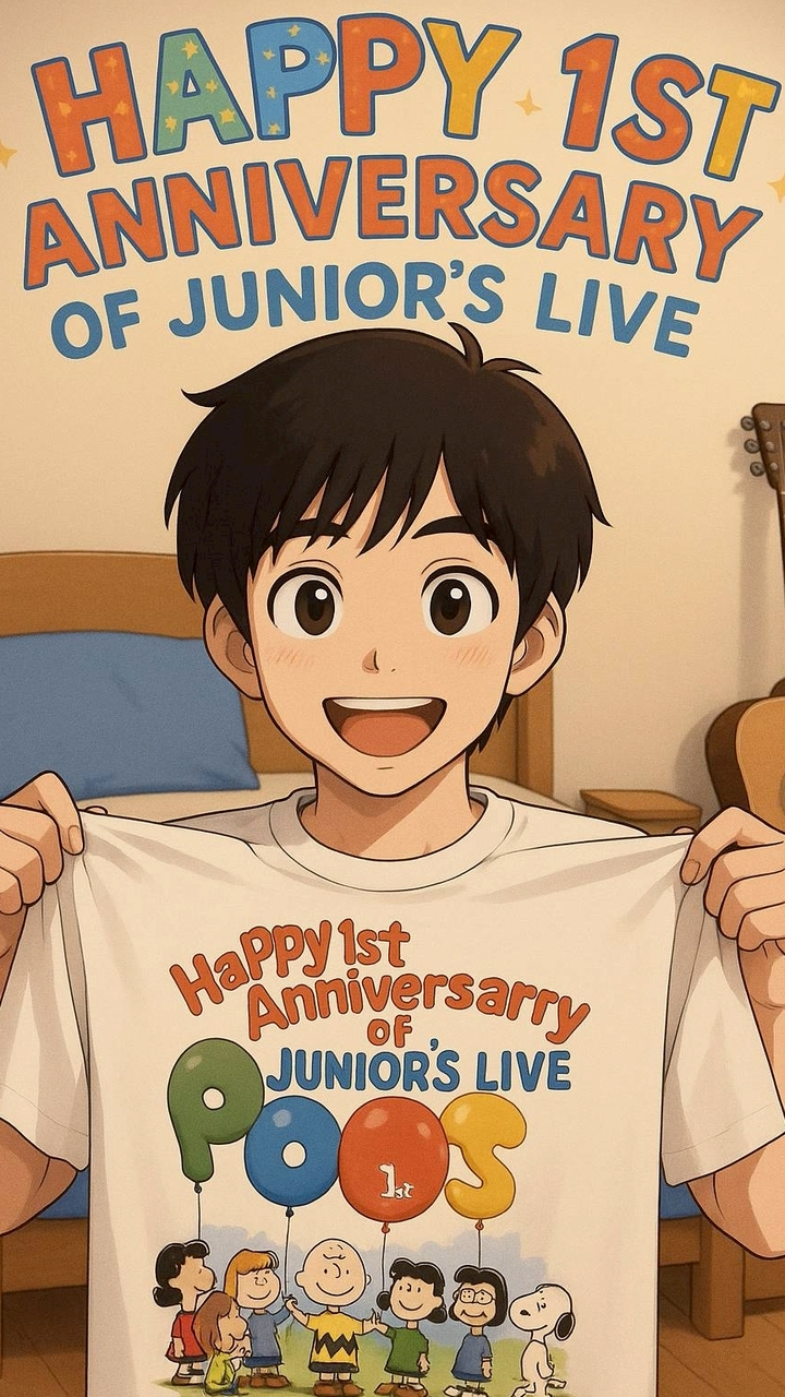 Happy 1st Anniversary of Junior's Live