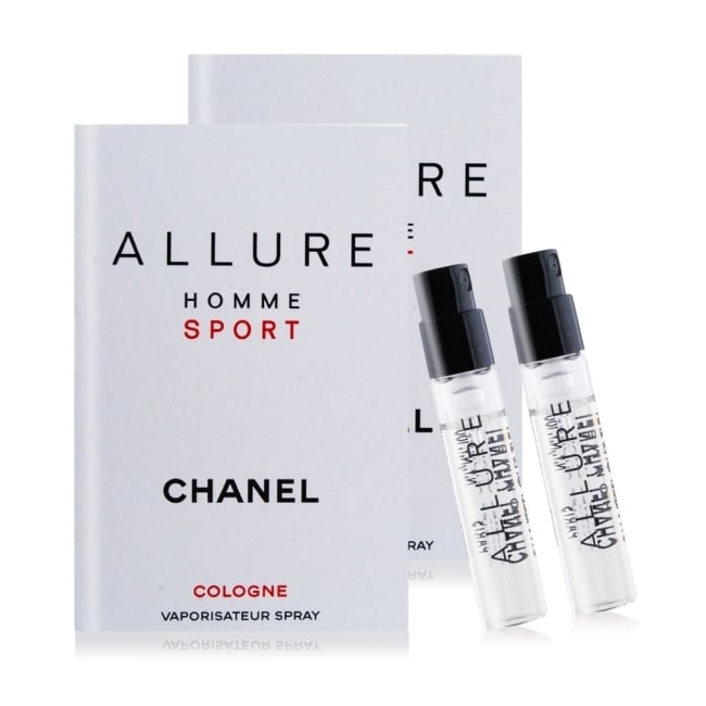 CHANEL 香奈兒 ALLURE HOMME SPORT 男性運動清新古龍水(2ml)X2