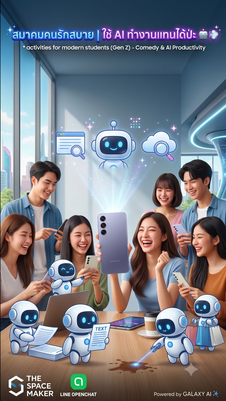 สมาคมคนรักสบาย | ใช้ AI ทำงานแทนได้ป่ะ 🤖