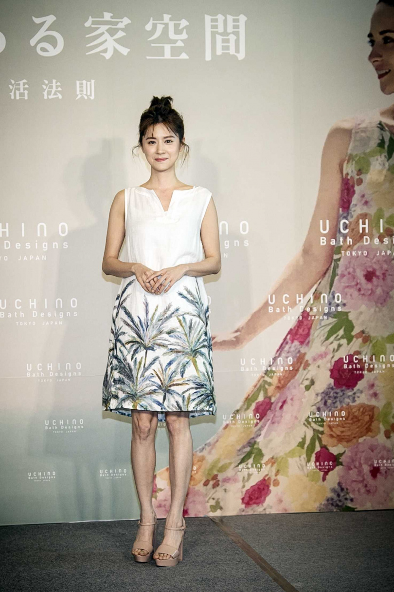 林予晞因疫情工作銳減。（圖／UCHINO提供）