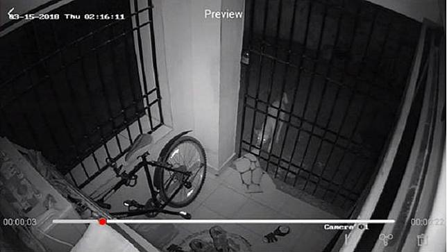 Capture CCTV pencurian misterius/Nextshark.com