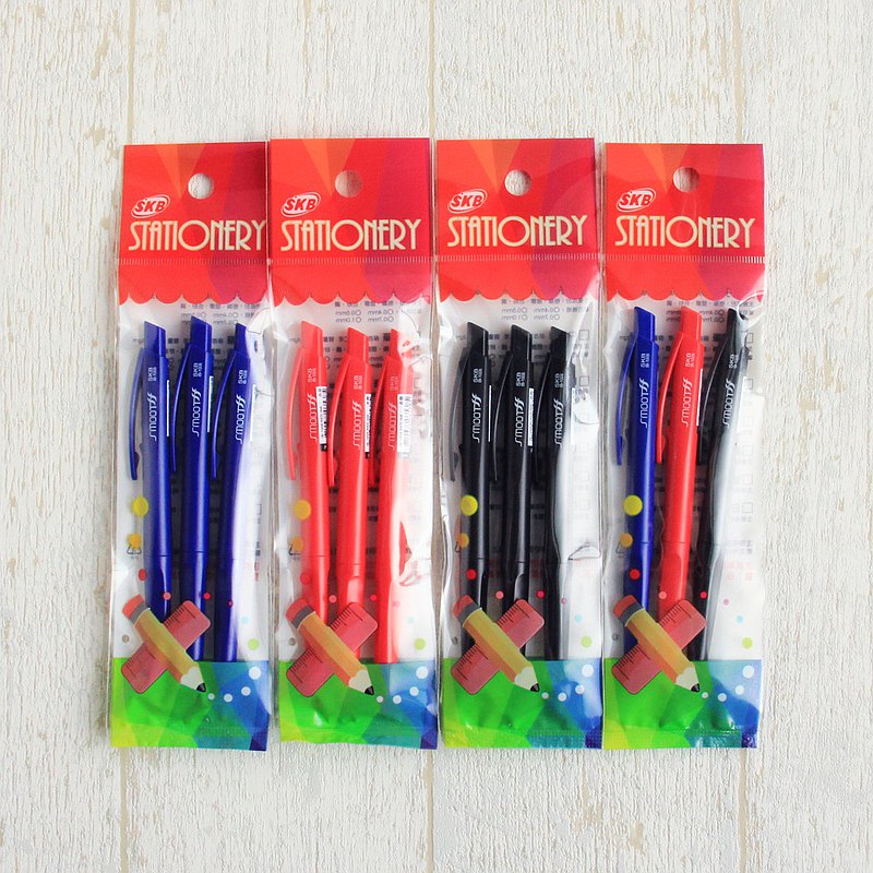 SKB文明鋼筆1955年於高雄鹽埕發跡， 1973年推出秘書型藍桿原子筆， 堪稱台灣文具歷史上最悠久的原子筆