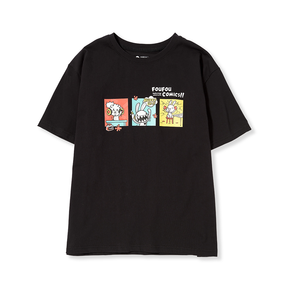 《foufou》寬版短t-漫畫