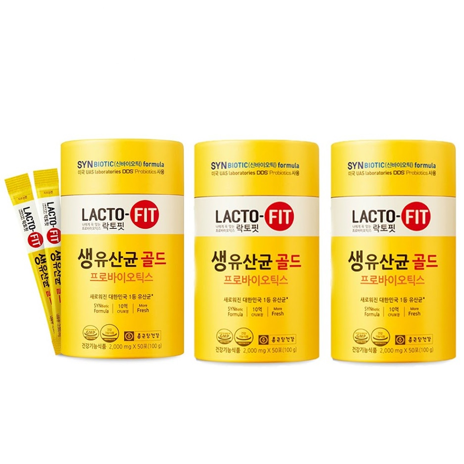 每2秒銷售一瓶，韓國銷售第一名！。全家大小都可以吃的益生菌。CFU數量每包達到10億，是傳統產品的10倍