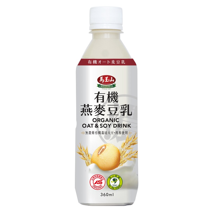 馬玉山有機燕麥豆乳360ml
