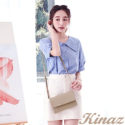 KINAZ 午後漫步兩用斜背包-奶茶暖棕-城市輕旅系列