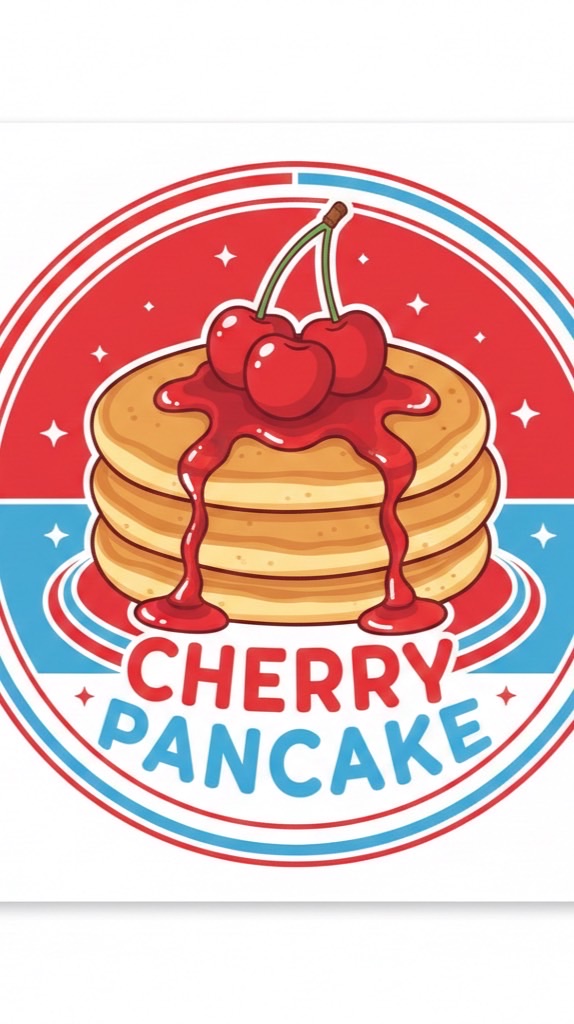 cherry pancake🥞