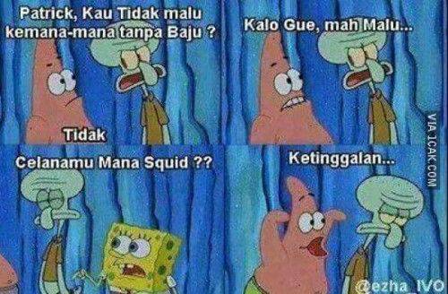  Gambar  Kata Kata Lucu Kartun Spongebob  Kata Kata Mutiara