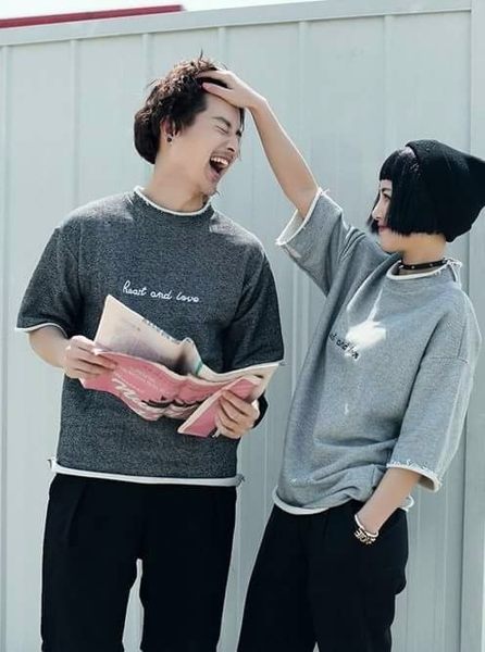 毛巾 五分袖 短袖 男女 情侶穿搭 上衣 復古上衣 情人 禮物 ovk squa