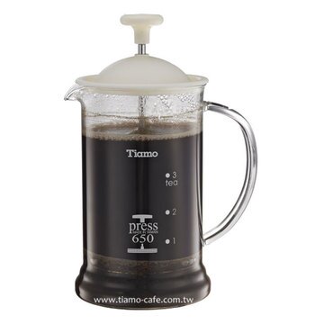 金時代書香咖啡 TIAMO 多功能法式玻璃濾壓壺 650cc SGS合格 HG2110W。水與飲料人氣店家金時代書香咖啡的咖啡品牌館、Tiamo 品牌館有最棒的商品。快到日本NO.1的Rakuten樂
