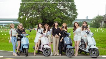 攻陷IG！擋不住的水漾魅力～網紅小姊姊：這機車太美，忍不住一直跟它自拍！