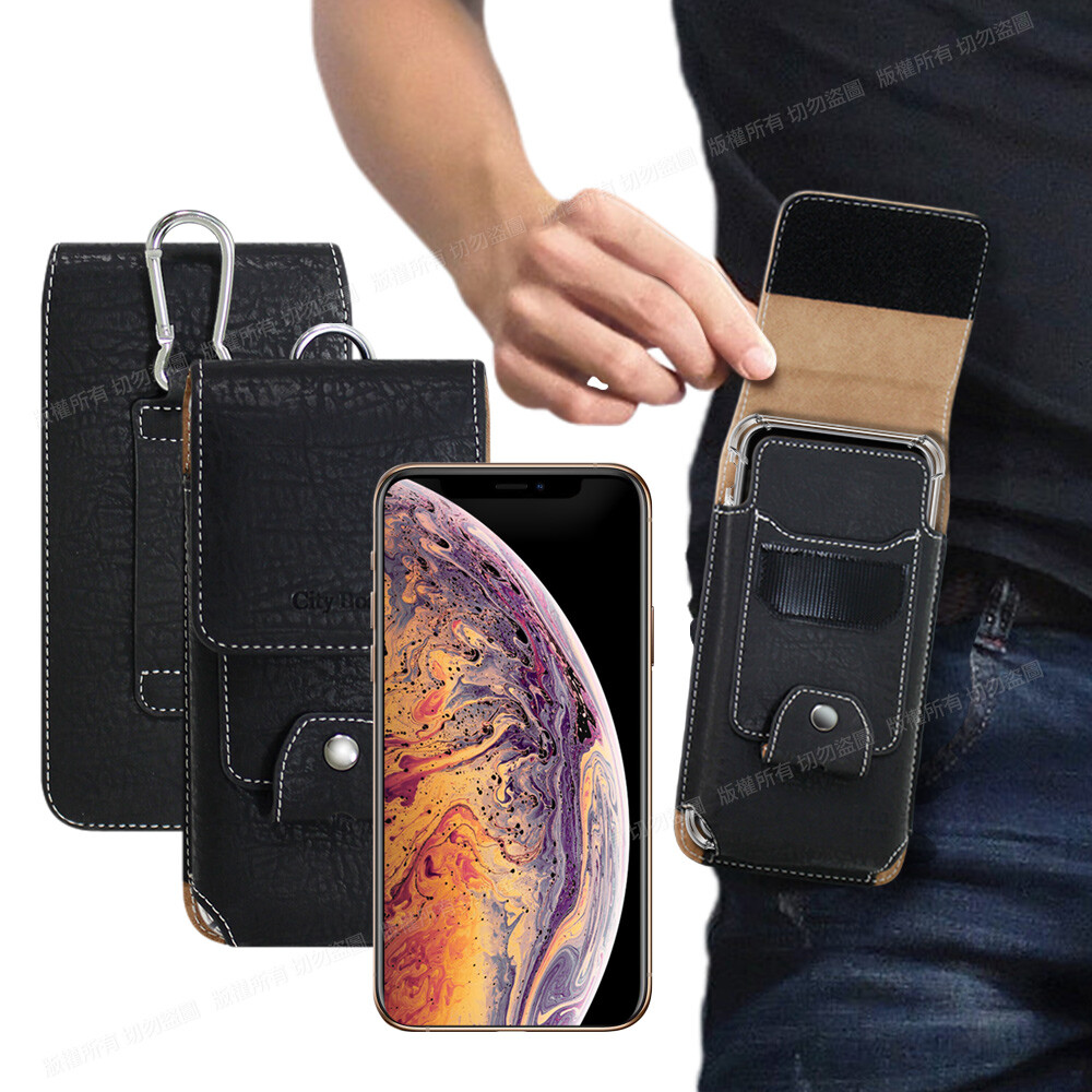 ★可以放卡片跟收納耳機★ 高級皮革製作，避免刮傷及碰撞 設計精巧，樣式簡約大方 絕對適合引領時尚潮流的你 卡袋、耳機收納設計 City Boss for iPhone 11 Pro Max 潮流紳士插