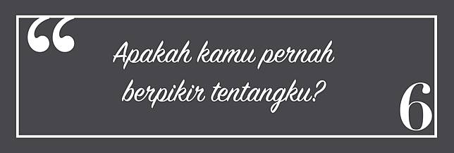 Jawaban dari 10 Pertanyaan untuk Mantan Ini Akan Membuat Masa Depanmu Lebih Baik