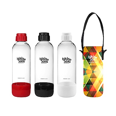 超密封瓶蓋，氣泡口感更持久100% BPA-FREE安全材質底部可拆卸，方便清洗附專用外出袋，隨帶隨走