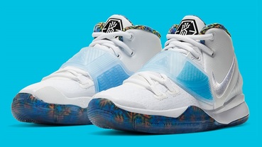 新聞分享 / 清爽配色迎接夏天到來 Nike Kyrie 6 GS 有萬花筒般的紋路