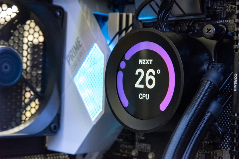 NZXT KRAKEN Z63 ホワイト 簡易水冷CPUクーラー 液晶モニタ搭載 RGB