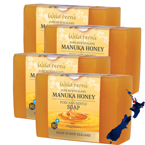 【PARRS】紐西蘭原裝進口80+麥蘆卡蜂蜜天然潔膚皂135g((4入))現貨