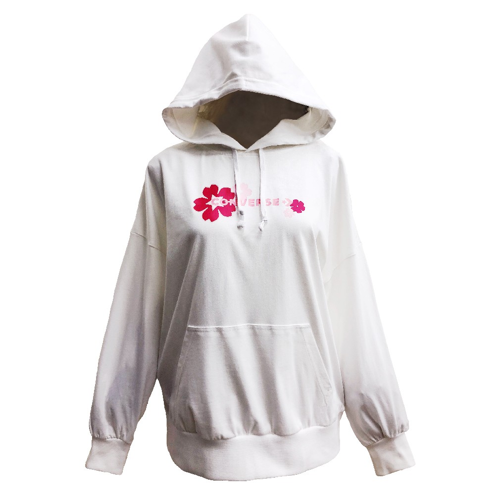 型號:10018477-A01品名:WOMENS SAKURA PO HOODIE配色:白色材質:100%棉【鑑賞期及退貨注意事項】1. 本商城購物享有15天鑑賞期，提供一次免費退貨服務，恕不提供換貨