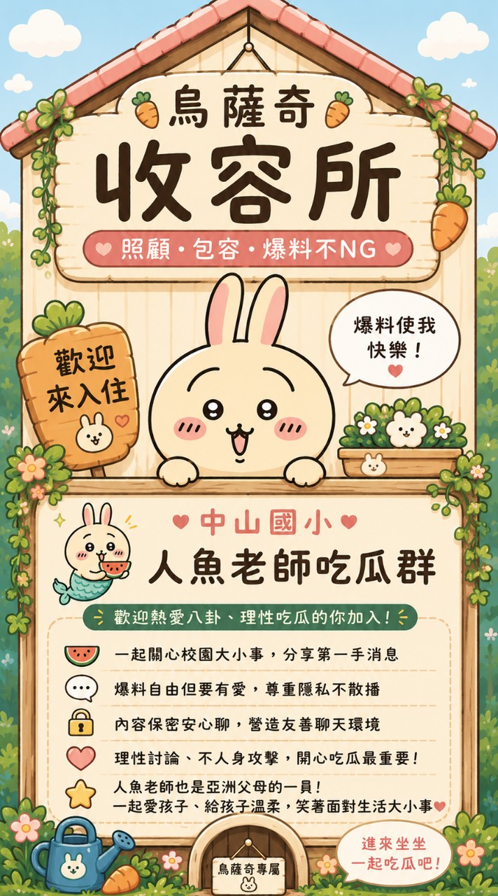 山中國小烏薩奇收容所（不是吉伊卡哇鑑賞群，烏薩奇粉不要亂入）