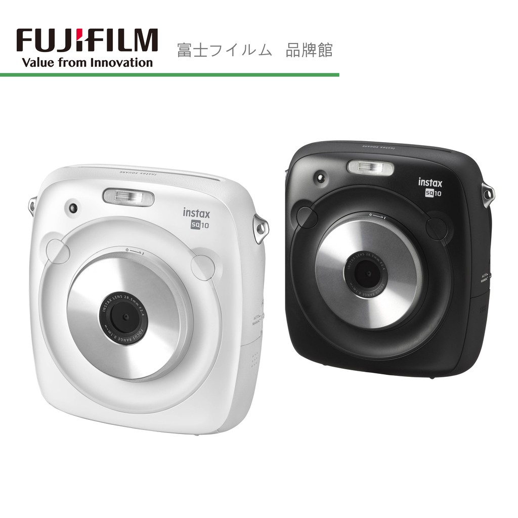 instax square SQ10 數位拍立得相機型號:SQ10保固:店保一年配件:手腕繩和電池貨源:平輸貨全新混合式數位馬上看相機instax SQUARE SQ10，展現創造之力，定格瞬間之美。