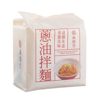 麻膳堂 蔥油拌麵4入(440g)