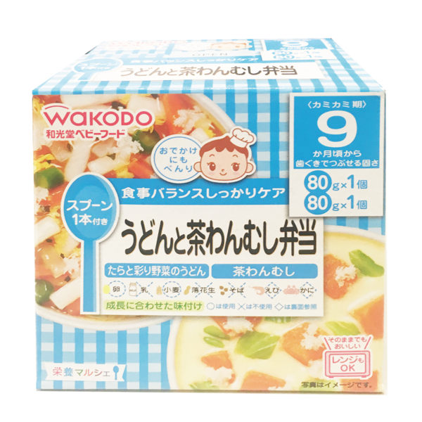 日本原裝進口和光堂WAKODO 嬰兒即食食品 西式鮭魚白醬便當