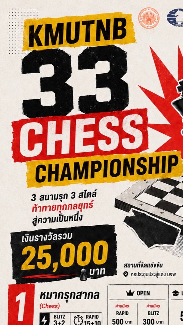 Kmutnb 33 chess championship