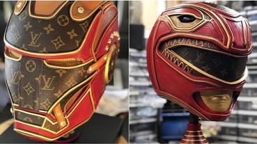 【J個稀好貨】LV 限定鋼鐵人、黑豹頭盔！國外客製單位以經典「老花」圖騰打造多位電影角色頭盔