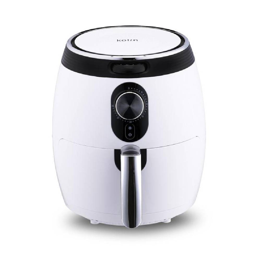 【商品特色】★健康環保無油，脂肪減少80%★溫度控制 80~200℃★定時設定，最長30分鐘★3.2L瀝油炸鍋/2.6L炸網★快速旋風循環系統，均勻導熱【商品規格】型號：KBO-MNR361保固：一年