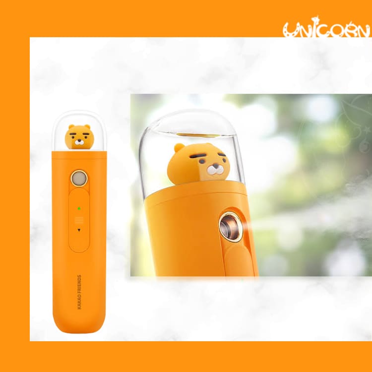 正版Kakao Friends 萊恩補水儀行動電源 1600mAh迷你行動電源 隨身電源 移動電源 行動充 噴霧補水儀【AS1090908】Unicorn手機殼