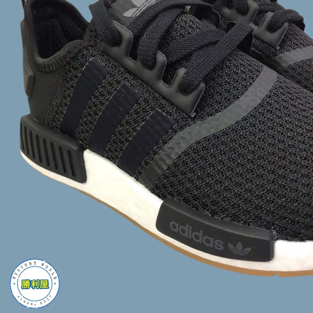 NMD R1 女鞋 休閒鞋 黑白 焦糖底 BOOST 熱門款 B42200【勝利屋】