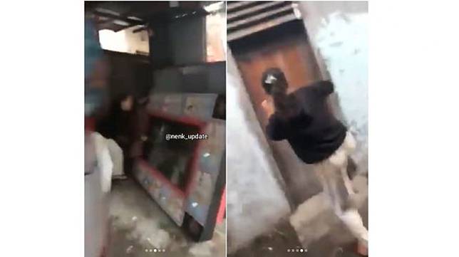 Aksi emak-emak grebek tempat perjudian (instagram.com/nenk_update)