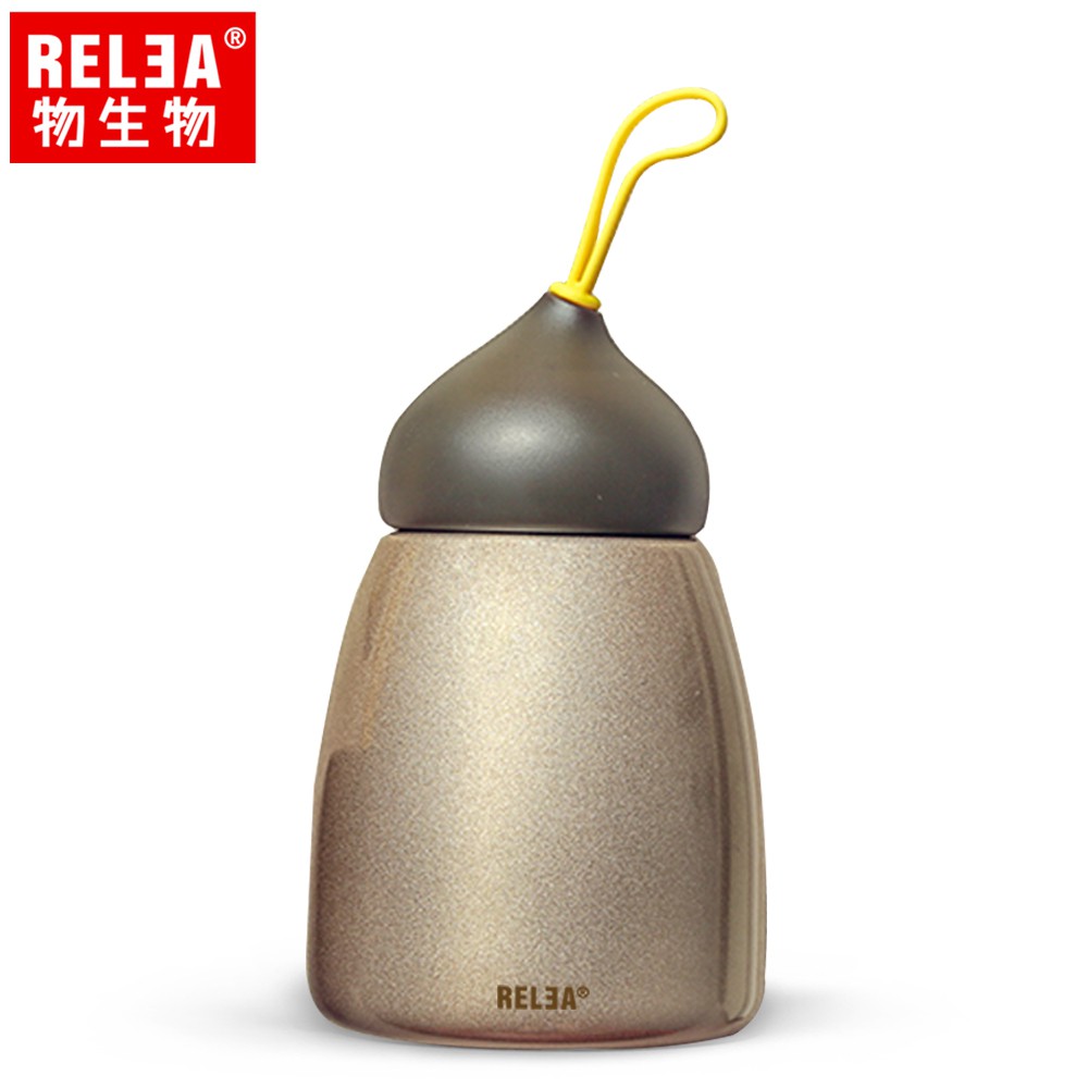 ★附矽膠提繩，可承受5KG重力★真空超微波內膽鍍銅，可保冷★進口珠光烤漆，不沾指紋不易掉漆★獲得紅點設計大獎、香港品牌專利設計★可當一般杯瓶使用，全方位不測漏★寬口徑，適合填裝任何固態食品品牌：物生物