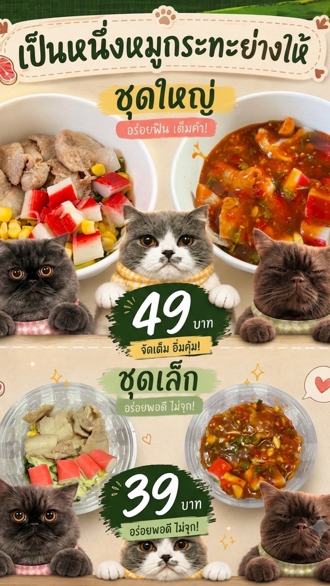 เป็นหนึ่งหมูกระทะย่างให้
