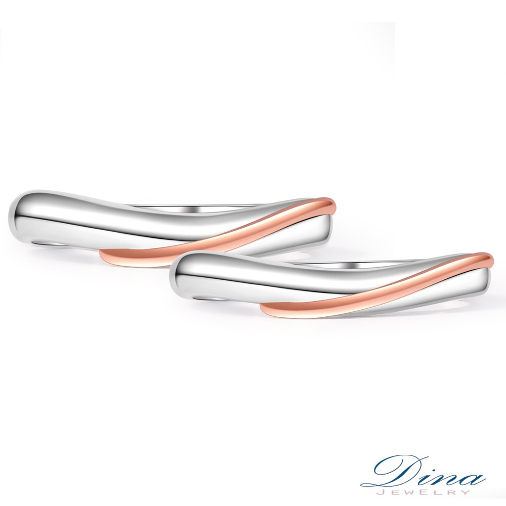 【DINA 蒂娜珠寶】『一心一意』 鑽石結婚對戒(情人鑽石對戒 系列)