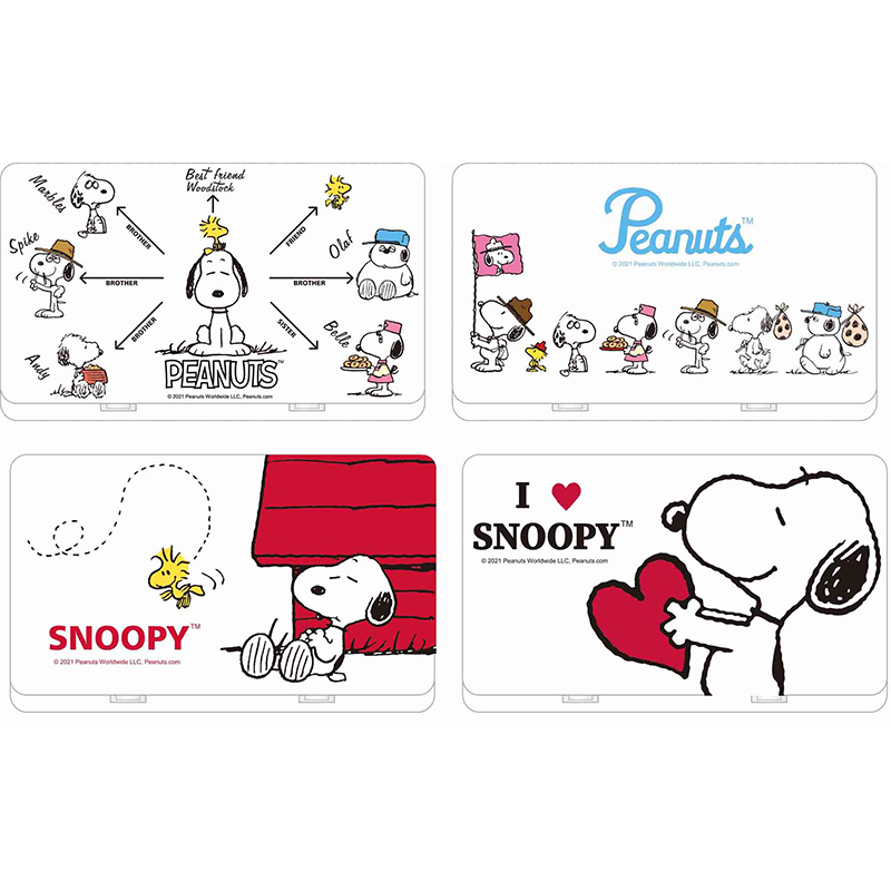SNOOPY抗菌口罩收納盒