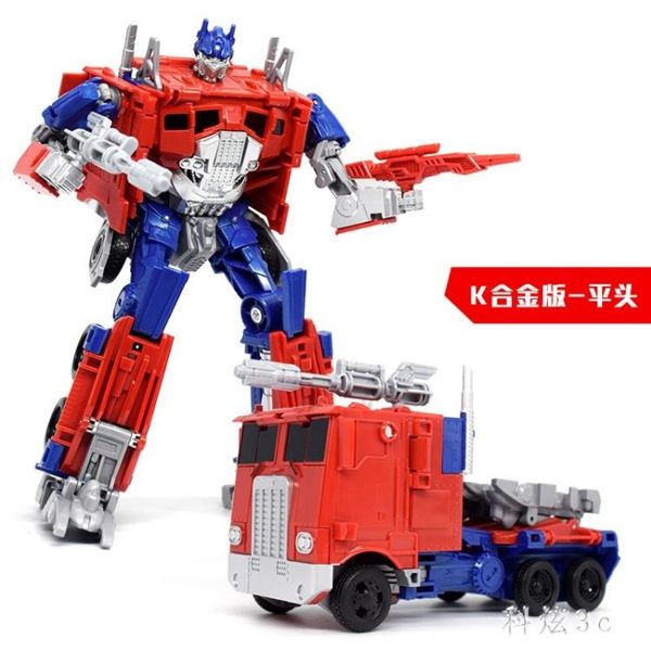 陸霸威將變形玩具金剛5領袖動畫合金版擎天俠大黃蜂聯盟4男孩兒童