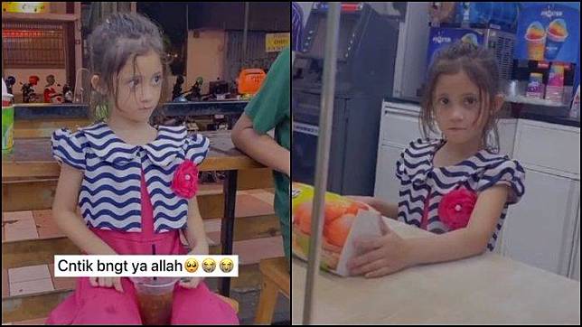 Viral <a href='https://www.tribunnews.com/tag/bocah-cantik-penjual-tisu'>bocah cantik penjual tisu</a> disebut mirip bule, pengunggah sampai ingin mengadopsi.