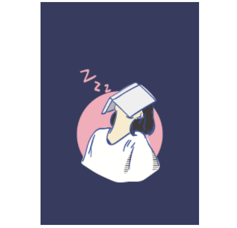 Sleepy Girl in the nigt