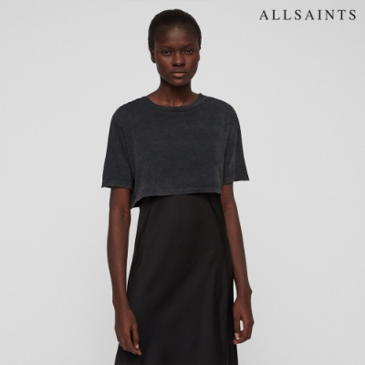 BENNO TEE DRESS 以柔軟的絲質襯裙搭配短袖T恤 可以混合穿搭其它單品 本季的特色單品