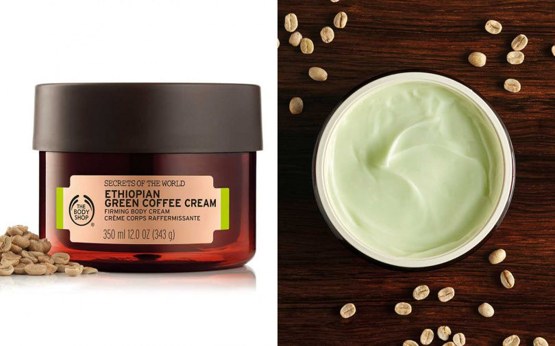 THE BODY SHOP衣索匹亞SPA綠咖啡淨化緊實身體美膚霜 350ml／1,880元（圖／翻攝自官網）