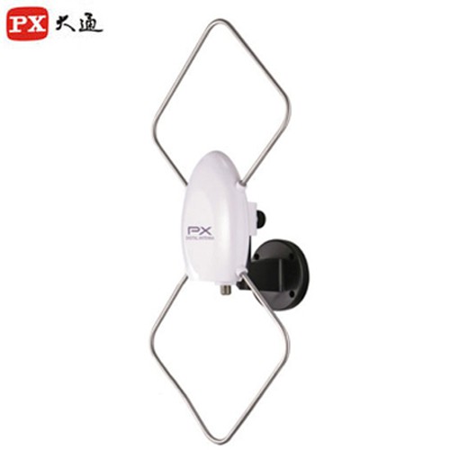 【PX大通】HDTV數位電視專用天線 HDA-5000商品特色1. 高接收感度，HDTV專用天線 2. 專利萬用旋轉基座，可隨意調整天線方向 3. 可壁掛或於公寓大廈欄．杆鐵窗安裝使用 4. 先進射頻