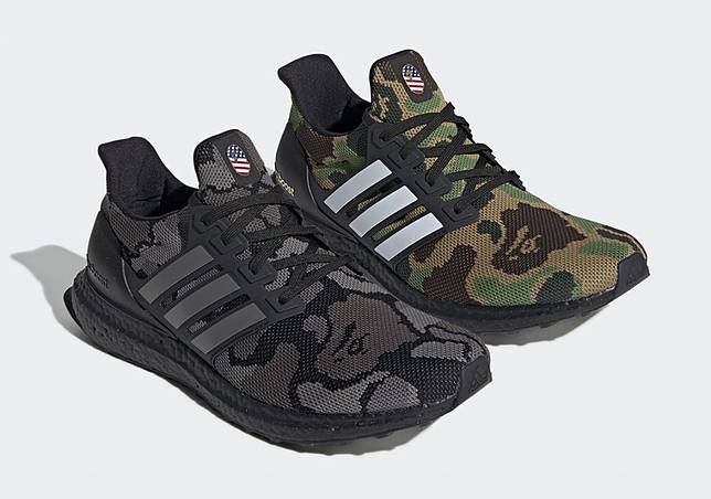 終於等到你！官方正式公開BAPE x adidas Ultra Boost「迷彩聯名系列