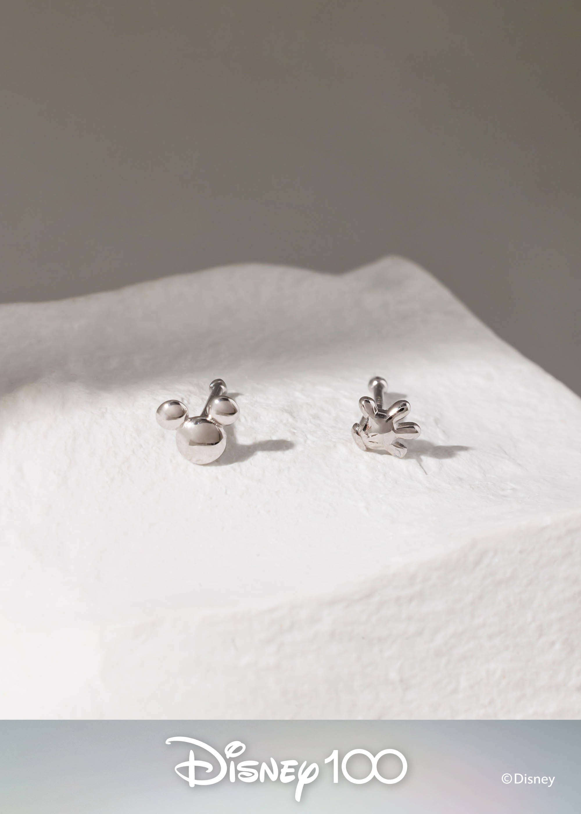 Disney 100th｜米奇養耳棒 ‧ 純銀耳環