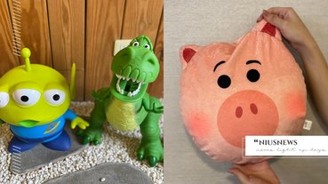 三眼怪＆抱抱龍存錢筒、彈簧狗兩用枕可愛又實用！全家×玩具總動員集點活動第二波週邊