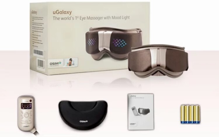 全新 OSIM uGalaxy 亮眼舒 OS-112 眼部按摩器 溫熱眼部 按摩器 振動按摩 溫熱功能 光波功能 母親節禮物