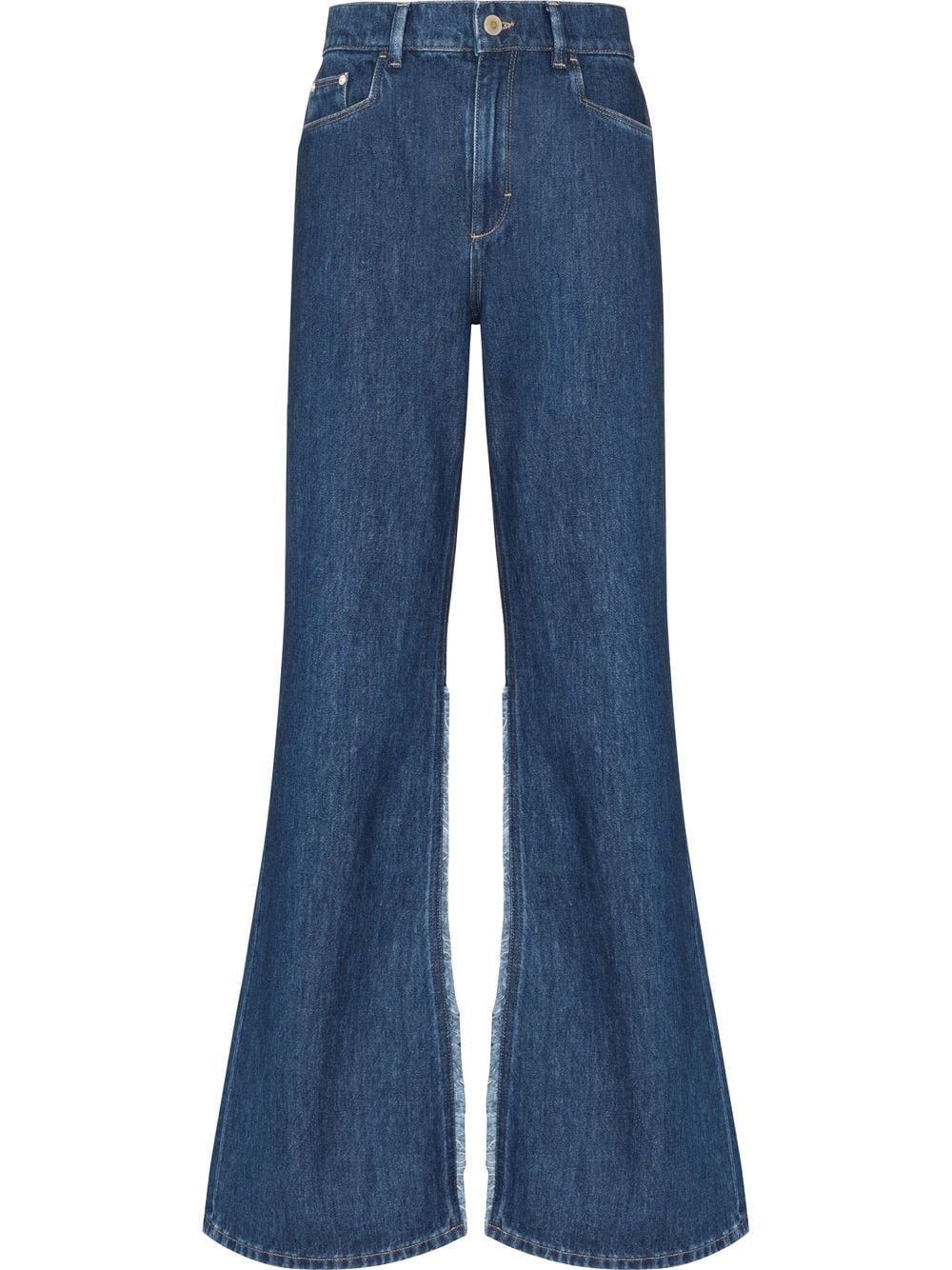 Wandler - Daisy flared jeans - women - Cotton/Organic Cotton - 24 - Blue