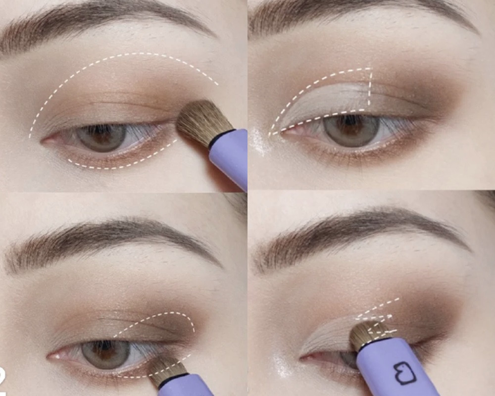 新手眼影畫法７：輕歐美眼妝